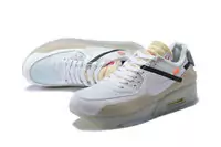 chaussures nike air max 90 off white 2018 ow white